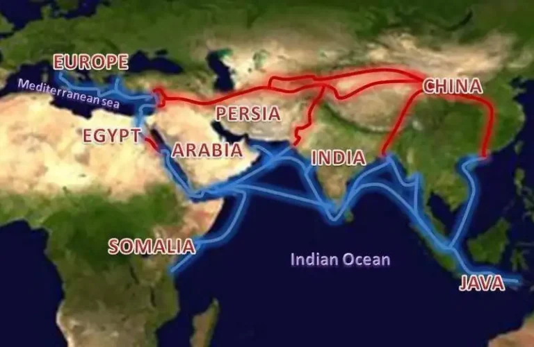 रेशम मार्ग क्या है यह किन किन स्थानों से होकर गुजरता था ?